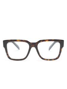 Prada Eyewear lunettes de vue à monture carrée - Marron