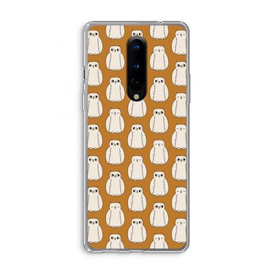 Uilen: OnePlus 8 Transparant Hoesje