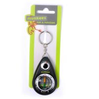 Munkees Sleutelhanger Thermometer + Kompas Zwart Munkees Sleutelhanger Thermometer + Kompas Zwart