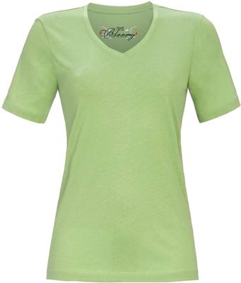 Bloomy pyjamashirt effen groen