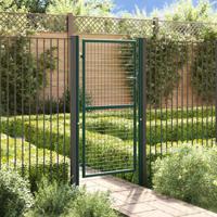 Poort 100x175 cm staal groen