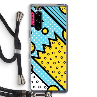 Pop Art #1: Sony Xperia 5 Transparant Hoesje met koord