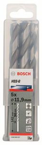 Bosch Accessoires Metaalboren HSS-G, Standard 11,9 x 101 x 151 mm 5st - 2608585537