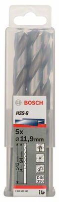 Bosch Accessoires Metaalboren HSS-G, Standard 11,9 x 101 x 151 mm 5st - 2608585537