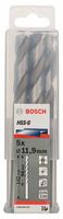 Bosch Accessoires Metaalboren HSS-G, Standard 11,9 x 101 x 151 mm 5st - 2608585537