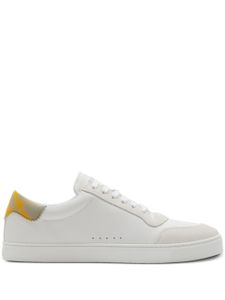 Burberry baskets en cuir à lacets - Blanc