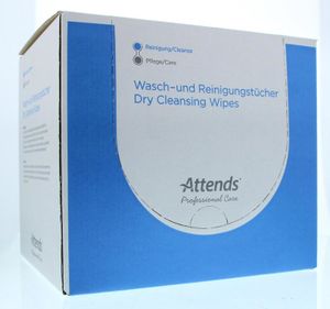 Attends Care dry cleansing wipes (150 st)