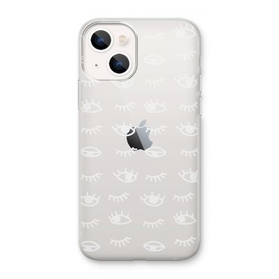 Eye pattern #3: iPhone 13 mini Transparant Hoesje