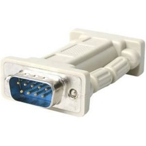 StarTech.com Null Modem Adapter DB9 Male - DB9 Female