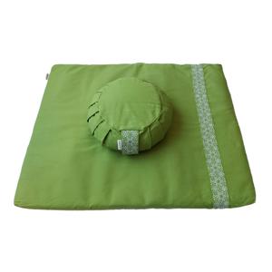 Meditation set with cushion zafu - Green