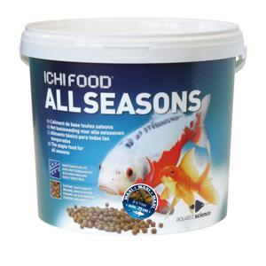 Ichi Food All Seasons Maxi Vijvervoer voor Siervissen - Compleet Voer 6-7mm 4Kg