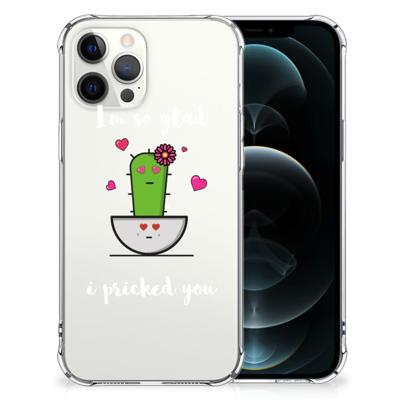 iPhone 12 Pro Max Stevig | Bumper Hoesje | Cactus Glad