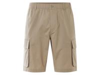 LIVERGY Heren cargoshorts (donkerbeige, M)
