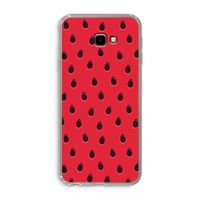 Watermelon: Samsung Galaxy J4 Plus Transparant Hoesje
