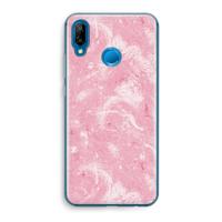 Abstract Painting Pink: Huawei P20 Lite Transparant Hoesje - thumbnail