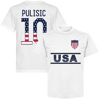 Verenigde Staten Team Pulisic 10 (Independence Day) T-shirt