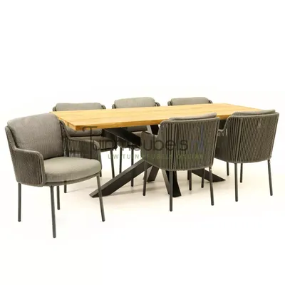 Tuinset Bernini met Spectral 200cm tafel van 4 Seasons Outdoor