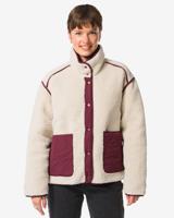 HEMA Omkeerbare damesjas Eloise teddy rood (rood) HEMA Omkeerbare damesjas Eloise teddy rood (rood)