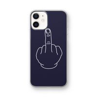 F**k U: iPhone 12 mini Transparant Hoesje