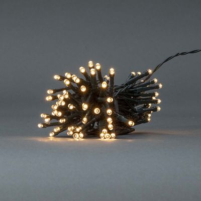 Nedis Decoratieve Verlichting | Koord | 96 LED&apos;s | Warm Wit | 7.20 m | Binnen & Buiten | Batterij Gevoed CLBO96