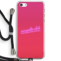 Vice Glow: iPhone 5 / 5S / SE Transparant Hoesje met koord
