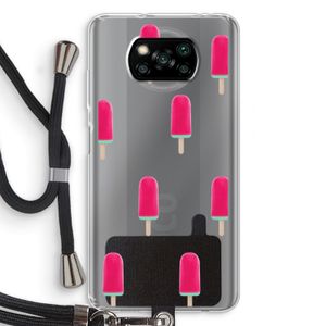 Waterijsje: Xiaomi Poco X3 NFC Transparant Hoesje met koord