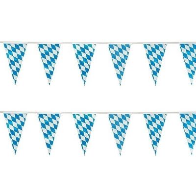 2x Oktoberfest decoratie vlaggenlijnen 10 meter