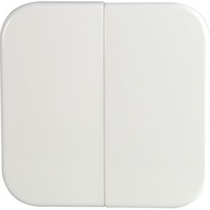 Opus drukknop voor serie en wissel/wisselschakelaar wit