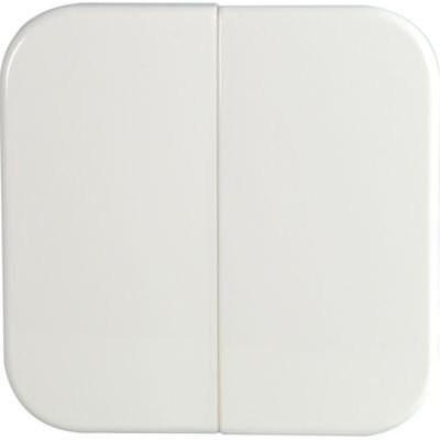 Opus drukknop voor serie en wissel/wisselschakelaar wit