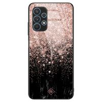 Samsung Galaxy A32 5G glazen hardcase - Marmer twist