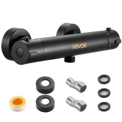 VEVOR Douche Thermostatische Douchekraan Douchekraan Zwarte Badkraan