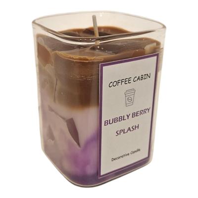 Mansion Atmosphere Geurkaars in glas berry splash 6x8cm