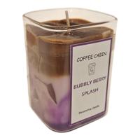 Mansion Atmosphere Geurkaars in glas berry splash 6x8cm