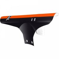 Velox Voorspatbord zwart/ oranje vouwbaar - thumbnail