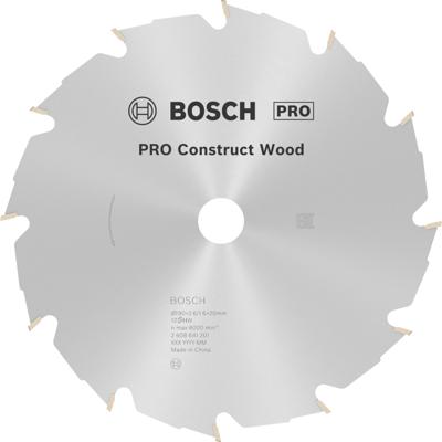 Bosch Accessoires Cirkelzaagblad Construct Wood 190 x 20/16 x 2,6 mm, 12 1st - 2608641201