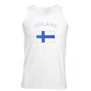 Tanktop met vlag Finland print