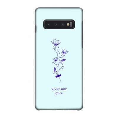 Bloom with grace: Samsung Galaxy S10 4G Volledig Geprint Hoesje