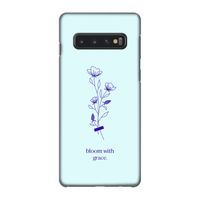 Bloom with grace: Samsung Galaxy S10 4G Volledig Geprint Hoesje