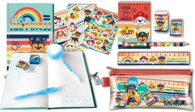 Nickelodeon schrijfset Paw Patrol junior papier/hout 15 delig Nickelodeon schrijfset Paw Patrol junior papier/hout 15 delig