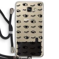Eye pattern #2: Samsung Galaxy A5 (2016) Transparant Hoesje met koord