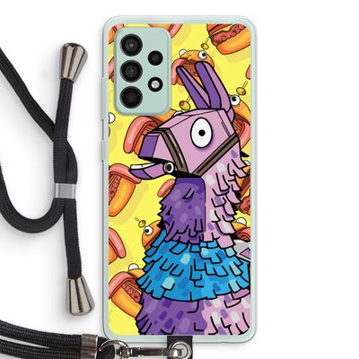 Loot Burger: Samsung Galaxy A52s 5G Transparant Hoesje met koord