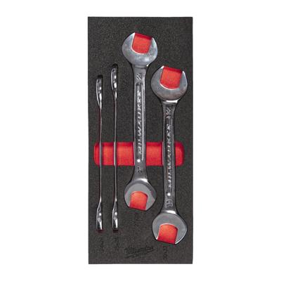 Milwaukee TOOLGUARD™ Foam inlay steeksleutelset 4-delig - 4932493630