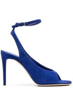 Victoria Beckham sandales 110 mm en daim - Bleu