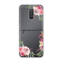 Rozen: Samsung Galaxy A6 Plus (2018) Transparant Hoesje Rozen: Samsung Galaxy A6 Plus (2018) Transparant Hoesje