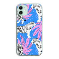 Tijger: iPhone 11 Transparant Hoesje