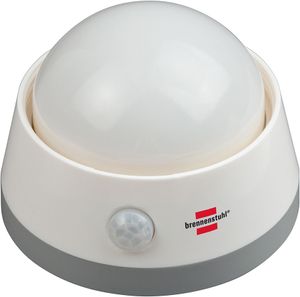 Brennenstuhl LED-nachtlicht NLB 02 BS met batterij met infrarood bewegingsmelder en drukschakelaar 2 LED 6 lm 3x AA (inclusief) - 1173290