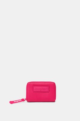 Middelgrote effen portemonnee - RED - U