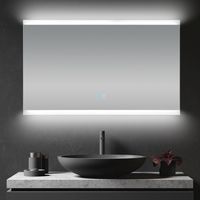 Badkamerspiegel Casajoy 120x70 cm met Ledverlichting en Anticondens Casajoy - thumbnail