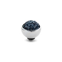 Melano Twisted Shiny Steentje Montana | Zilver