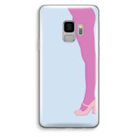 Pink panty: Samsung Galaxy S9 Transparant Hoesje